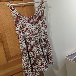 H&M Divided Rose Print Dress
